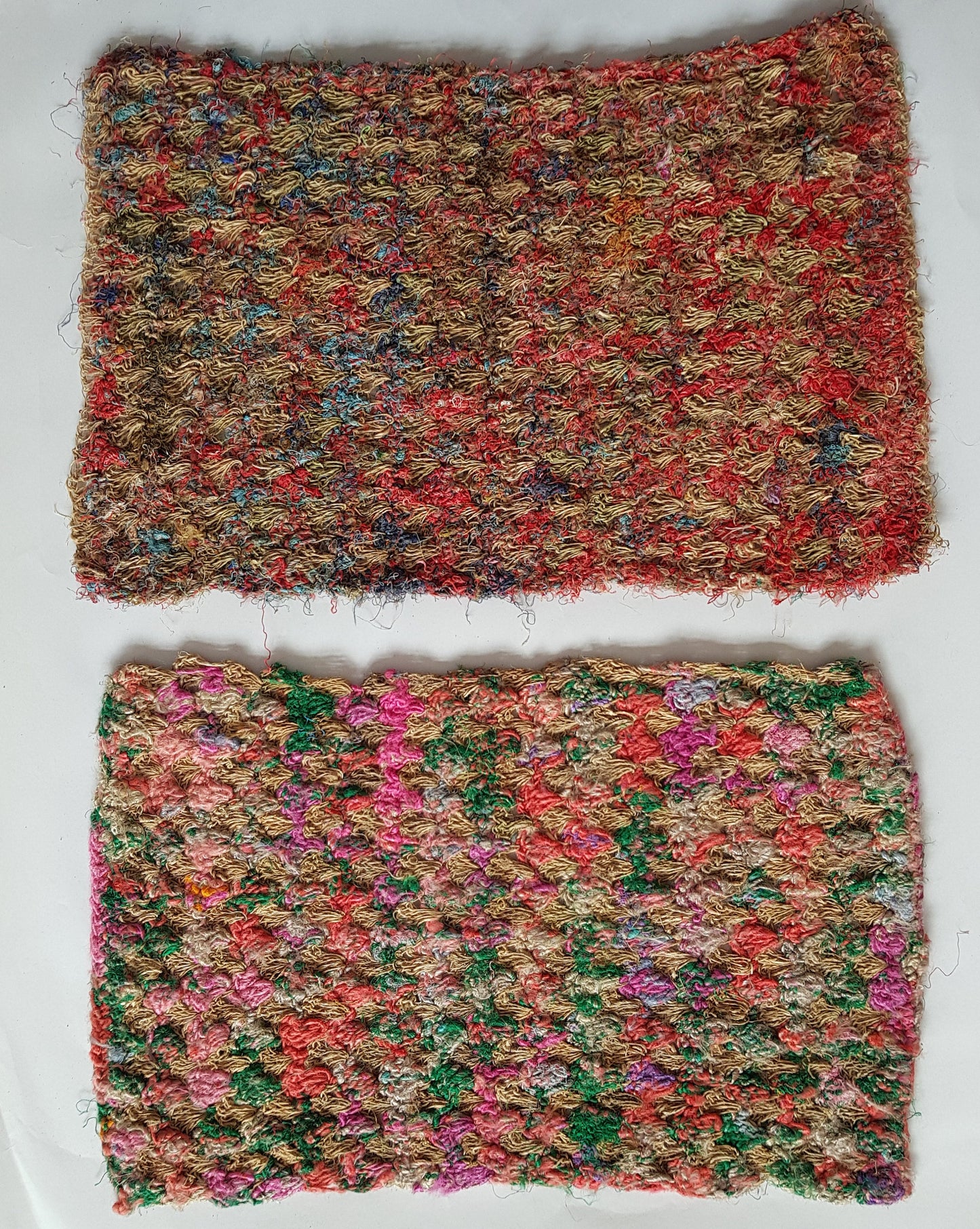 Wild Hemp & Recycled Silk Crochet Placemat