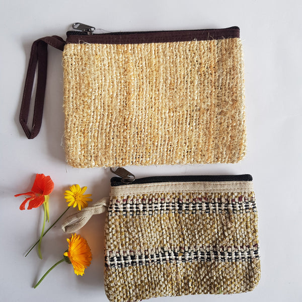 Handmade Recycled Silk Purse/Pouch
