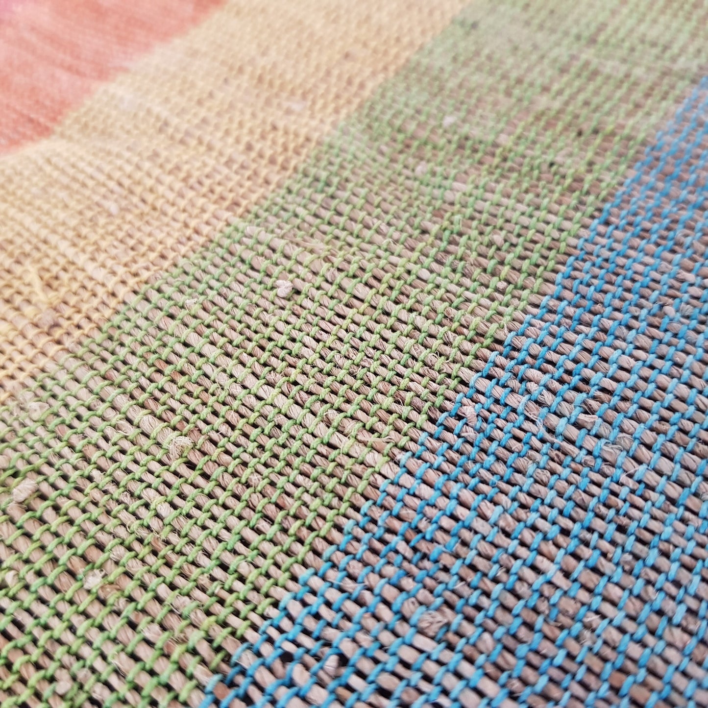 Wild Nepali Rainbow Hemp Fabric
