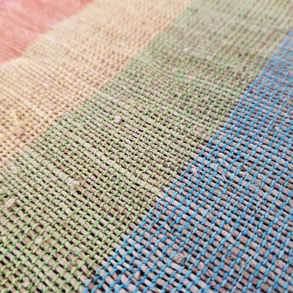 Wild Nepali Rainbow Hemp Fabric