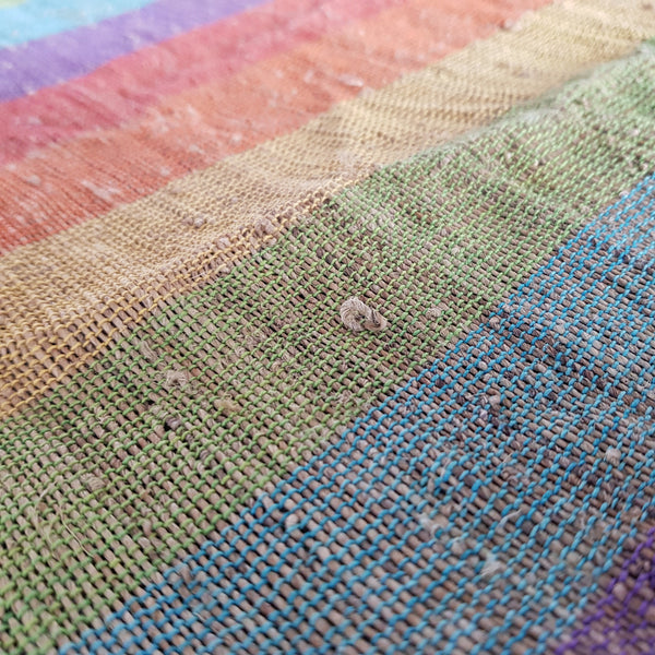 Wild Nepali Rainbow Hemp Fabric