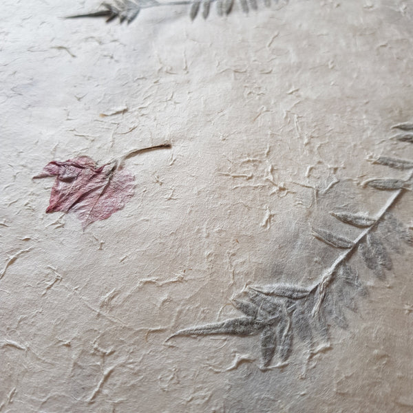 Bougainvillea & Jacaranda Petal Lokta Paper; Tree Free & Sustainable