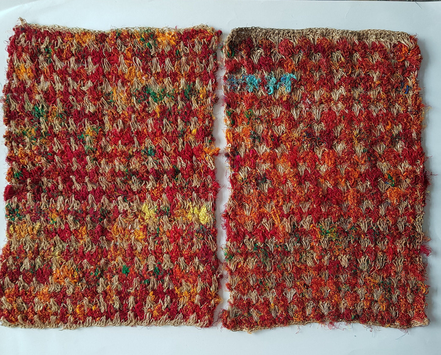 Wild Hemp & Recycled Silk Crochet Placemat