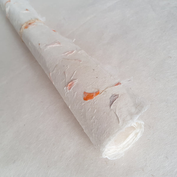 Marigold Petal Lokta Paper; Tree Free & Sustainable