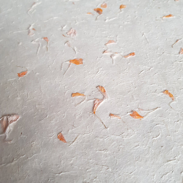Marigold Petal Lokta Paper; Tree Free & Sustainable