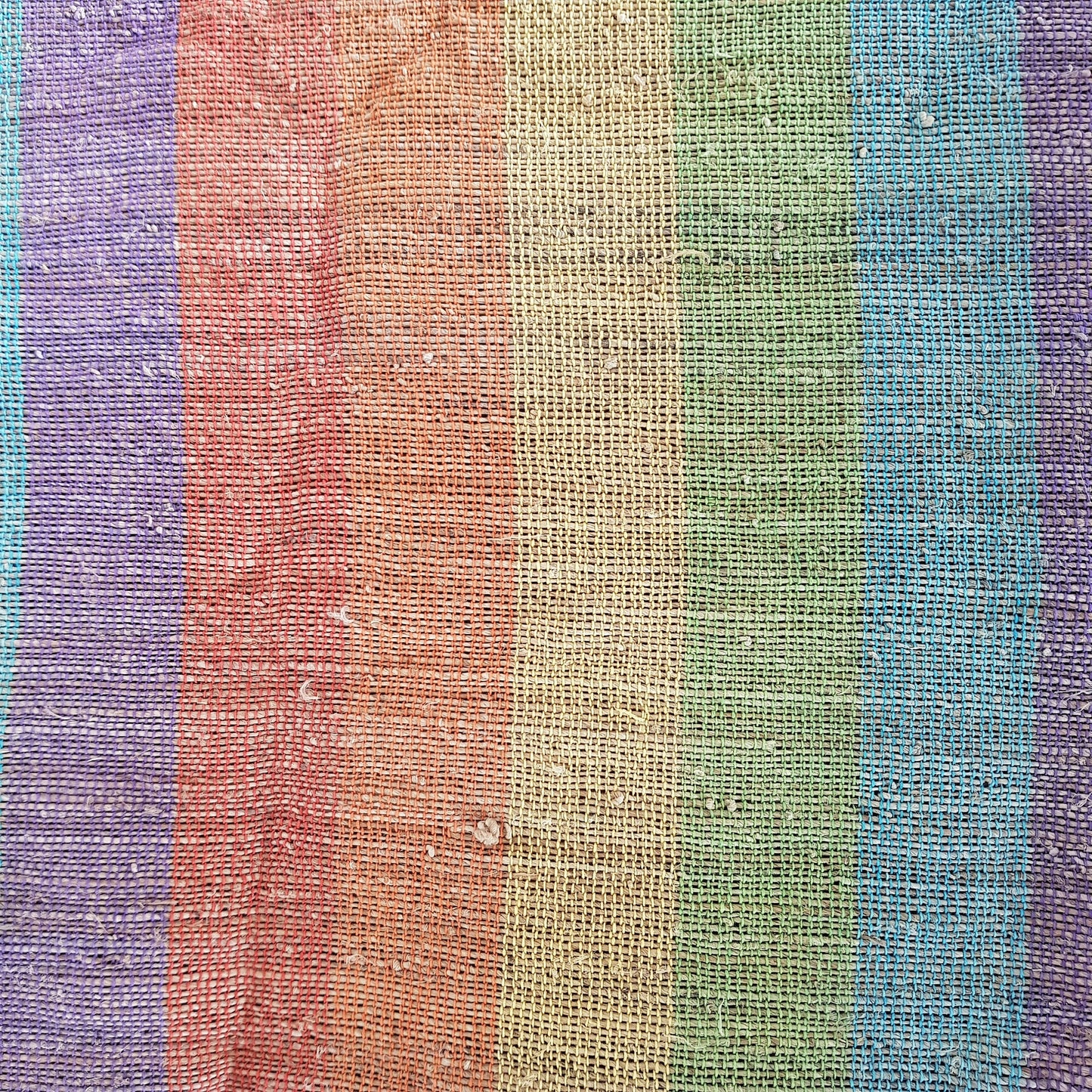 Wild Nepali Rainbow Hemp Fabric