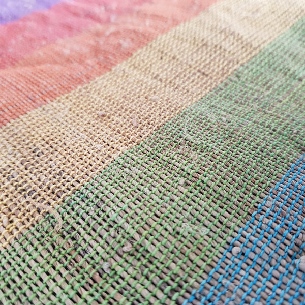 Wild Nepali Rainbow Hemp Fabric
