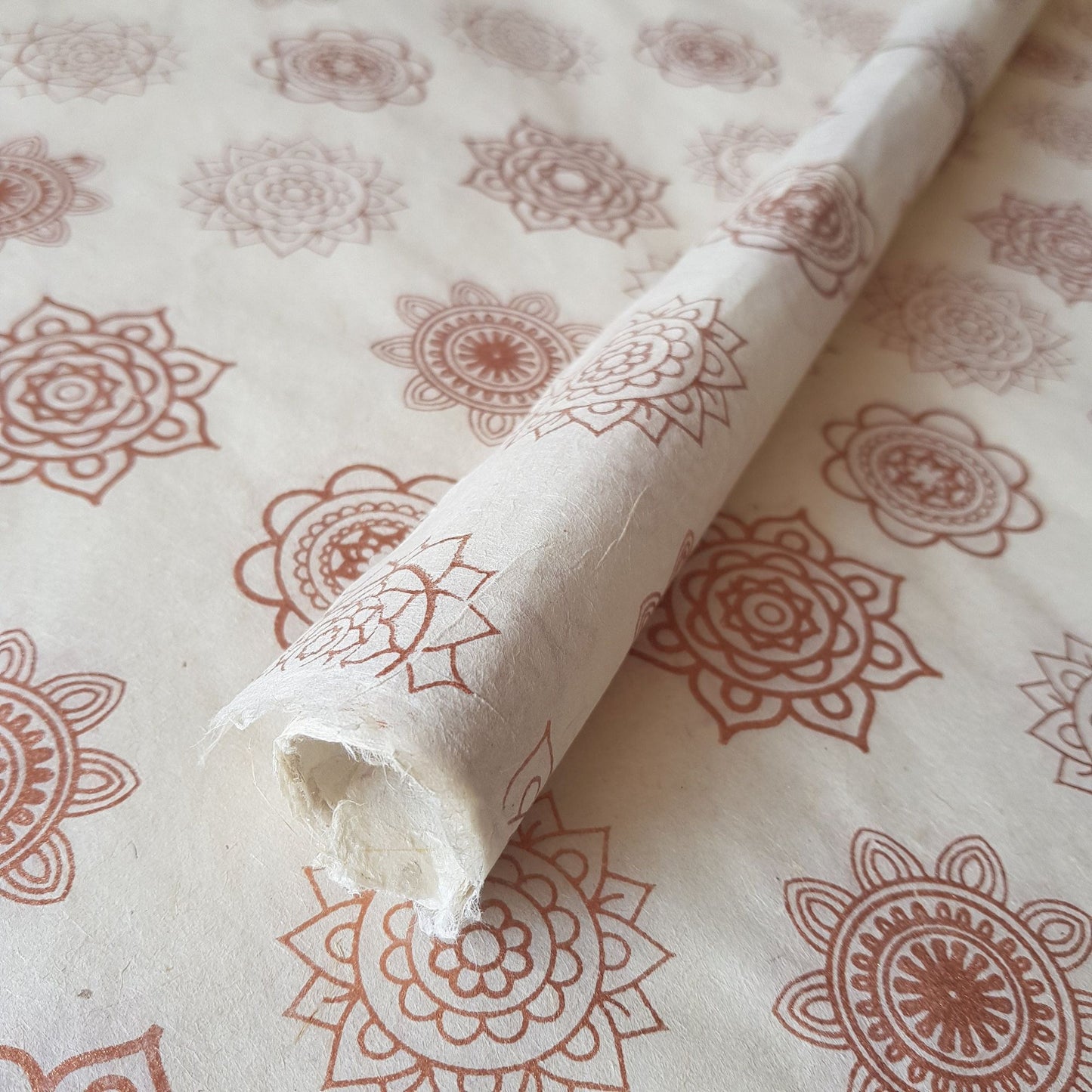 Copper Mandala Print on HempPaper, Tree Free & Sustainable