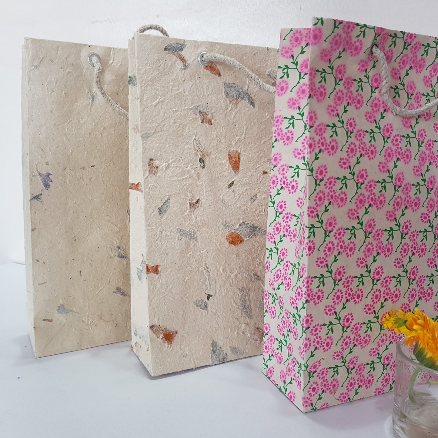 Handmade Lokta Gift Bag, 9.5''