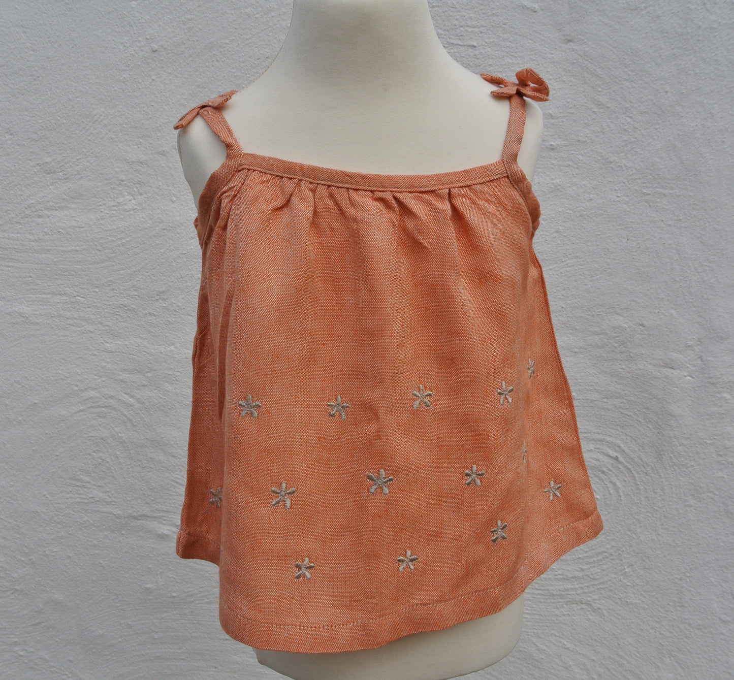 Toddler's Bamboo Top and Shorts; Duck Egg Blue or Pastel Orange