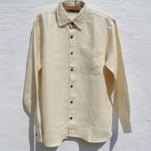 Men's Hemp Ivory Shirt