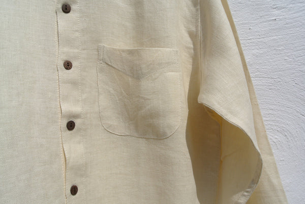 Men's Hemp Ivory Shirt