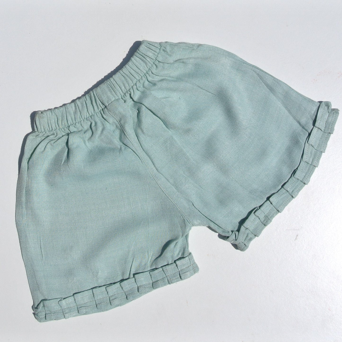Toddler's Bamboo Top and Shorts; Duck Egg Blue or Pastel Orange