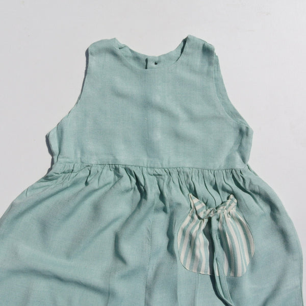 Toddler's Bamboo Romper. Duck Egg Blue. 24-36 months