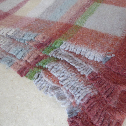 Boiled Wool 'Radhi' Rug, Large Red