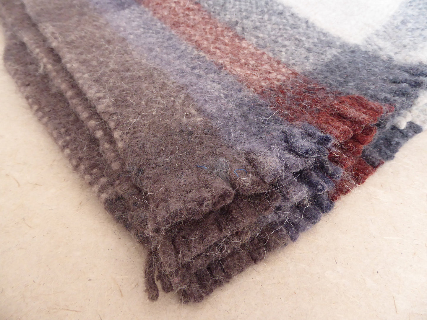 Boiled Wool 'Radhi' Rug, Medium, Brown