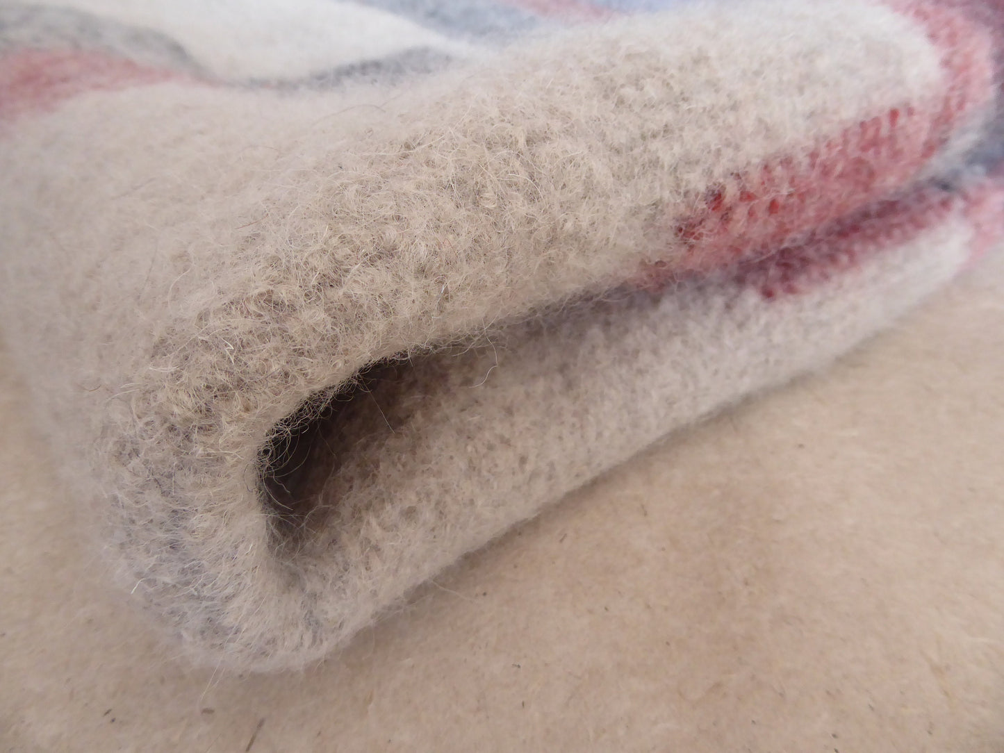 Boiled Wool 'Radhi' Rug, Medium, Brown