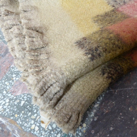 Boiled Wool 'Radhi' Rug, Medium, Yellow