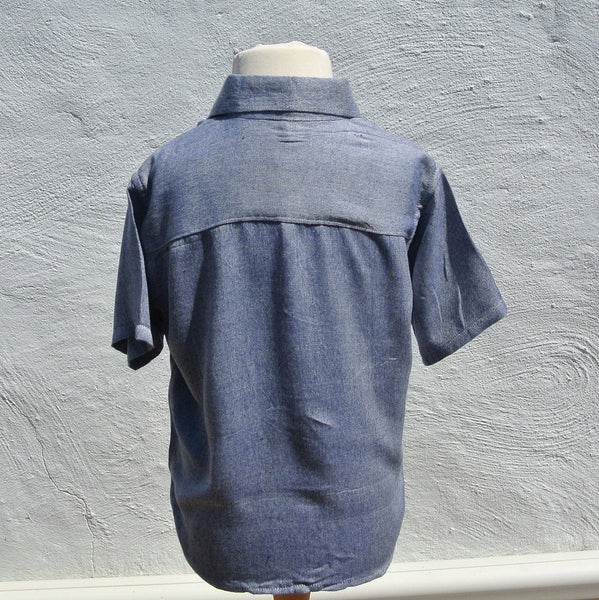 Boy's Handloomed Bamboo Shirt