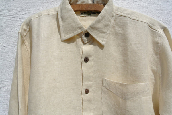 Men's Hemp Ivory Shirt