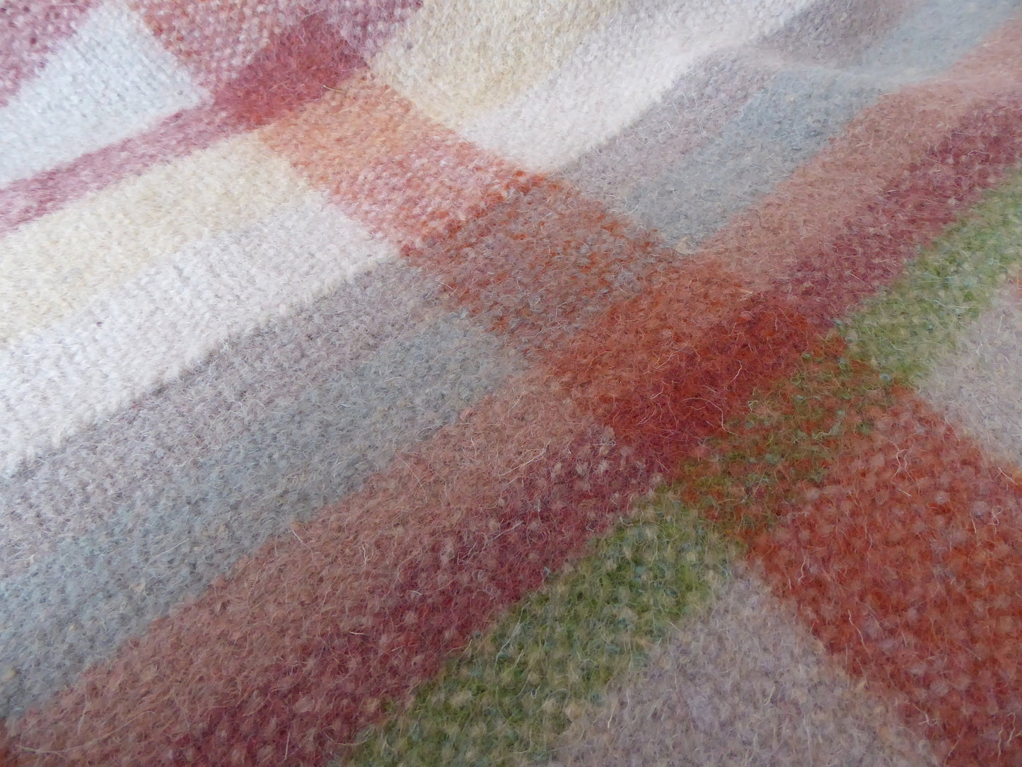 Boiled Wool 'Radhi' Rug, Large Red