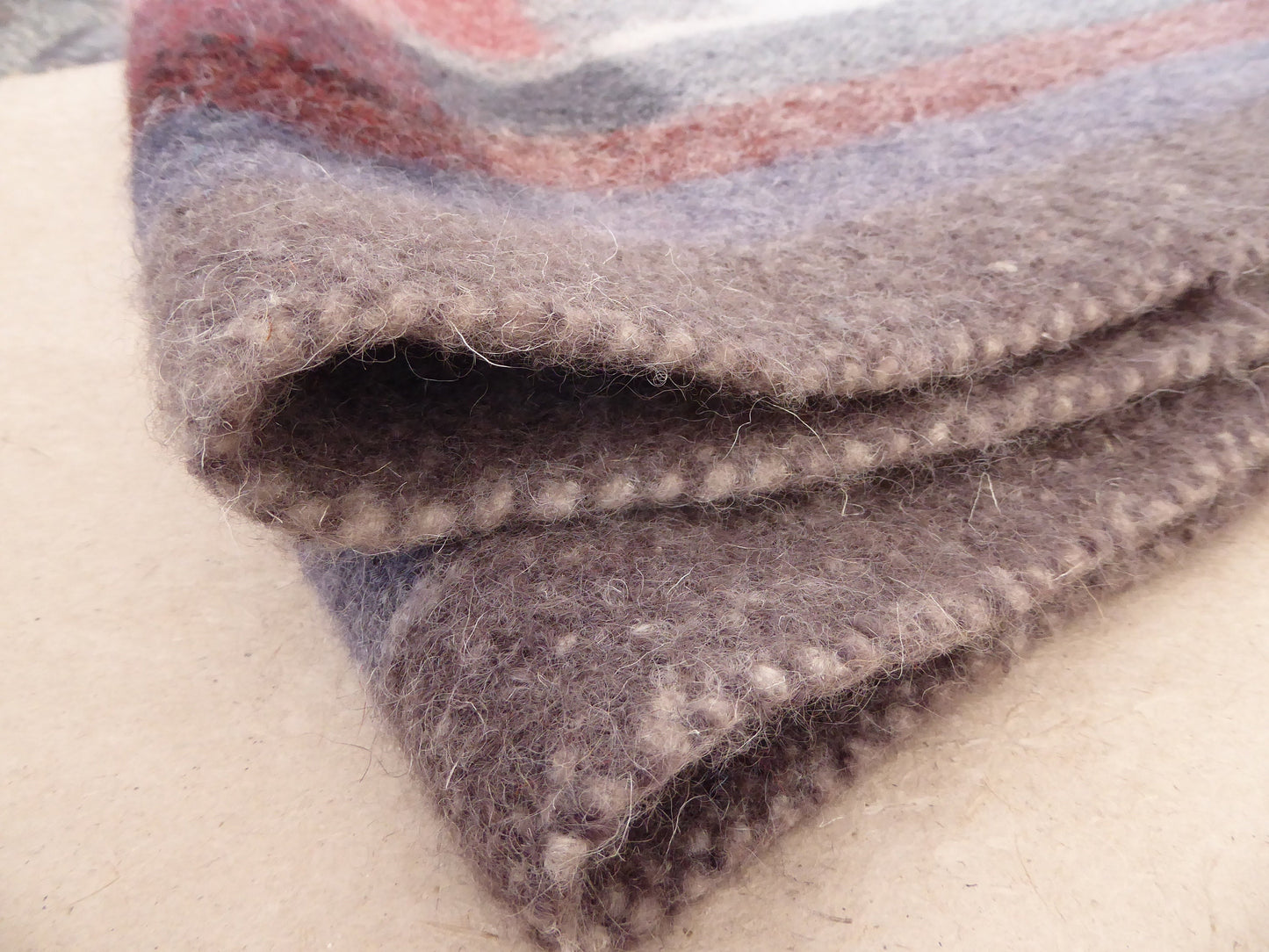 Boiled Wool 'Radhi' Rug, Medium, Brown