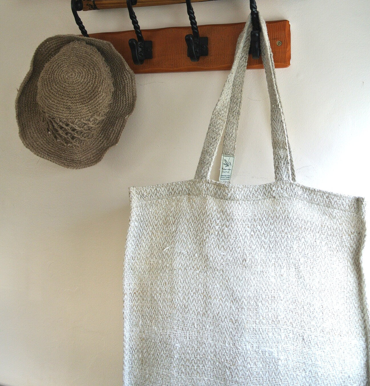 The Herringbone Hemp Tote Bag