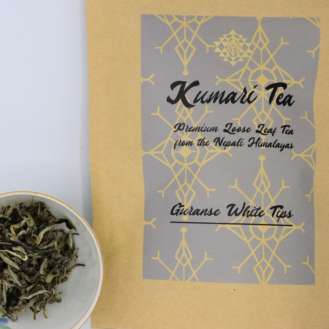 Guranse White Tips. Premium Loose Leaf Organic Tea from the Nepali Himalayas