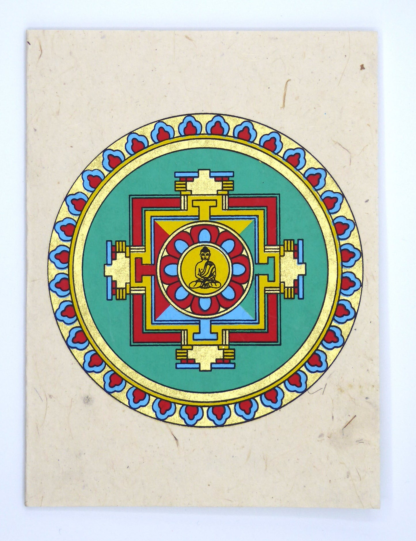 Handmade Lokta Card, Mandala 2