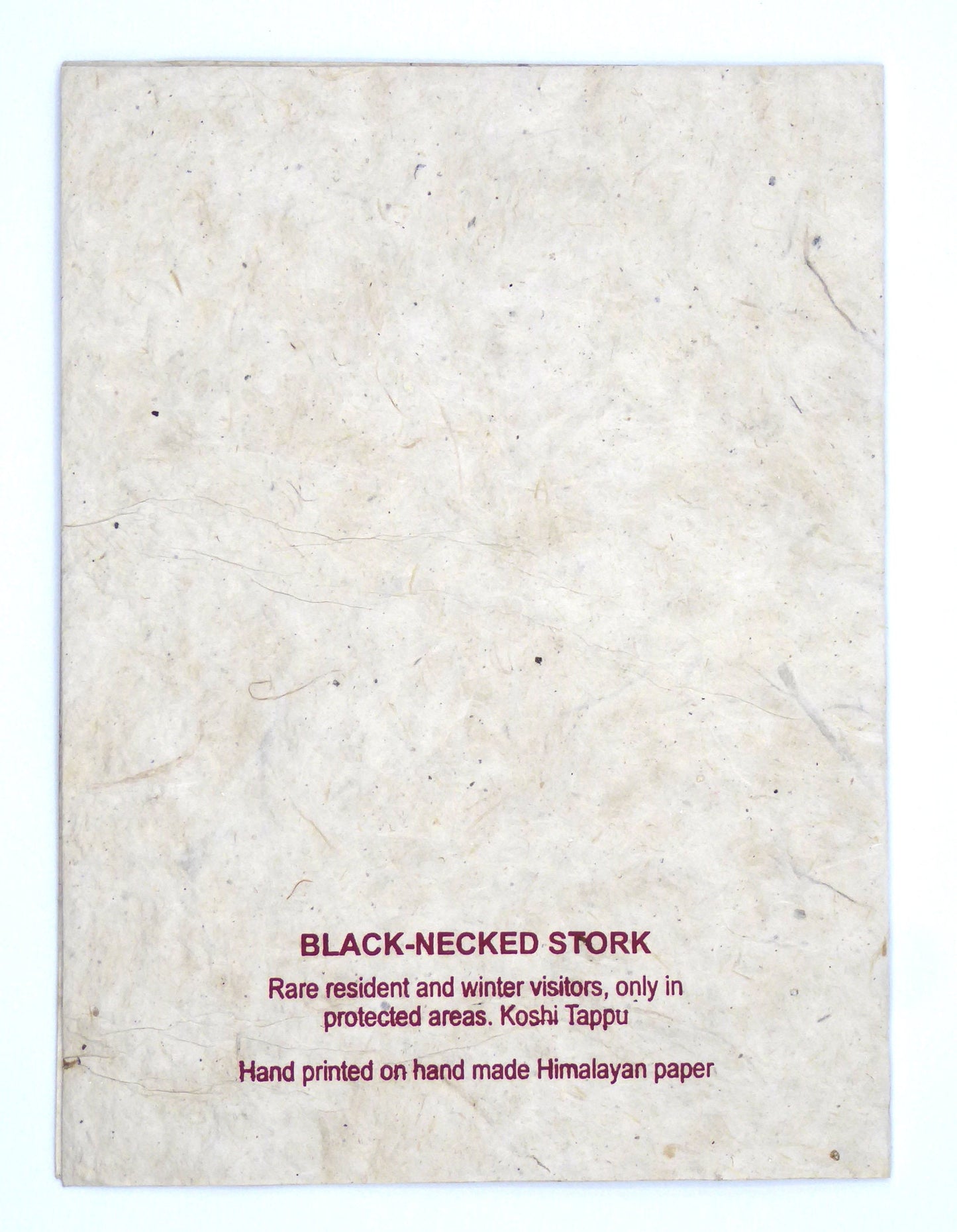Handmade Lokta Greeting Card, Storks