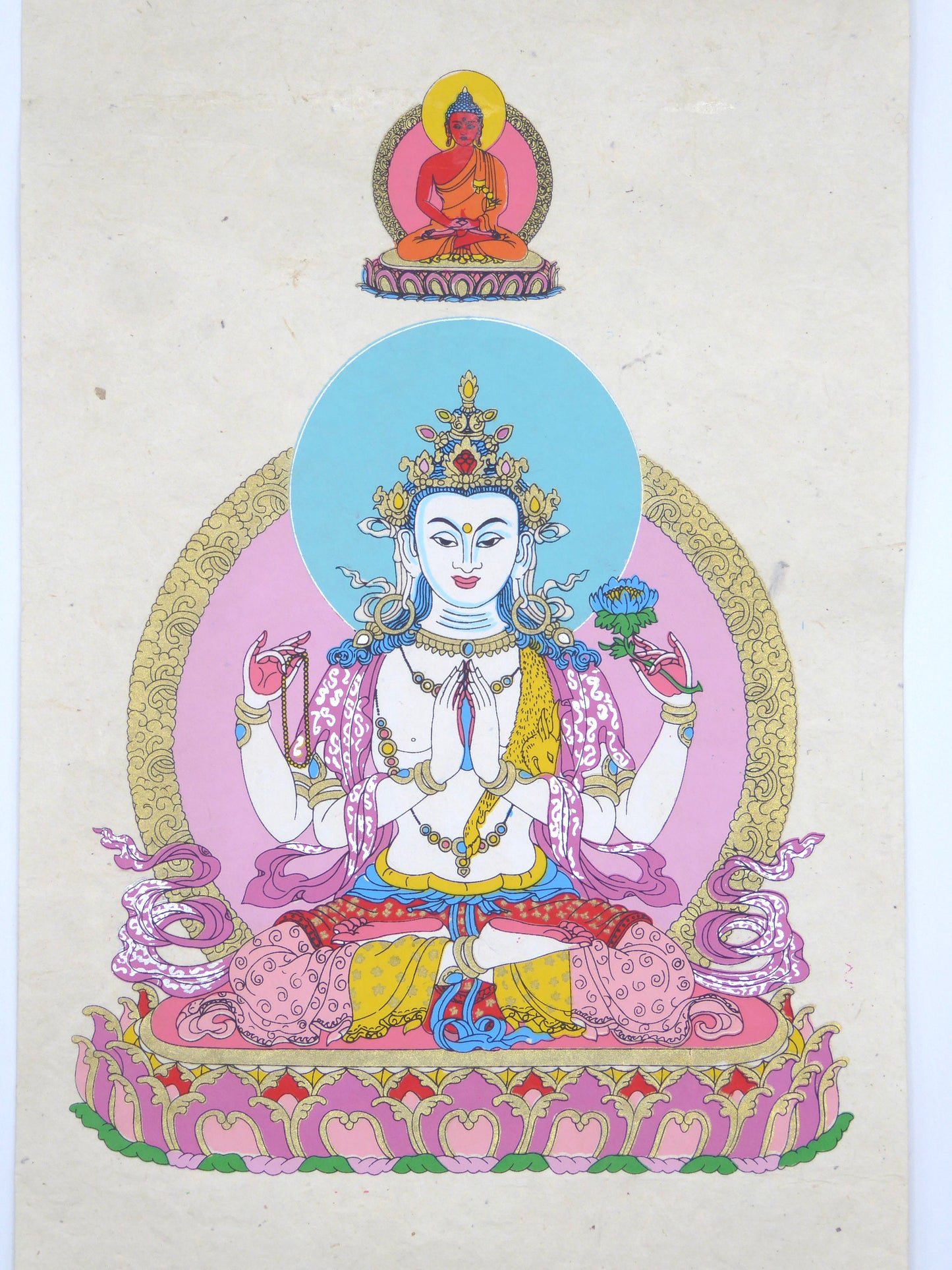 Tibetan Buddhism Wall Hanging 'Avalokiteshvara'