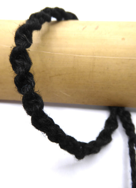 Black Linen Cord Bracelet