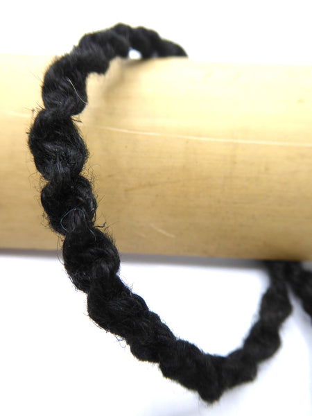 Black Linen Cord Bracelet