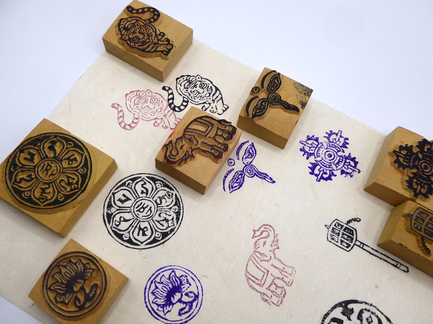 Yin Yang Wooden Stamp