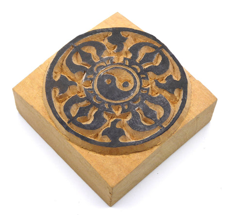 Yin Yang Wooden Stamp