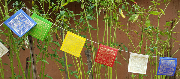 Lokta Paper Prayer Flags, The Wind Horse.