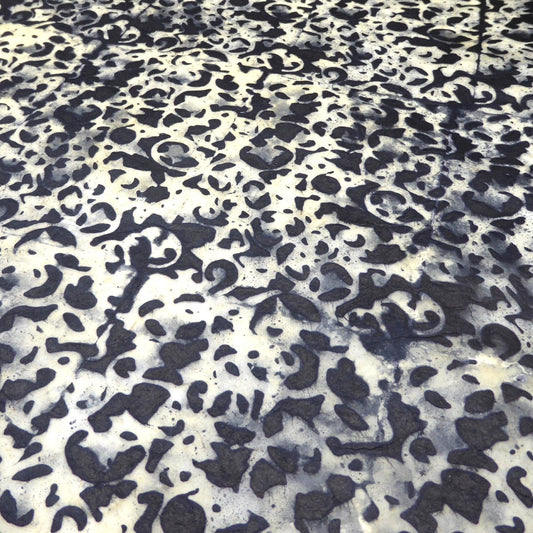 Vine Leaf Batik Lokta Paper; Handmade in the Himalayas, Tree Free & Sustainable