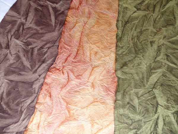 Vegetable Dyed Crushed Lokta Paper Handmade in the Himalayas. Tree Free & Sustainable