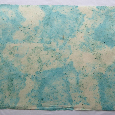 Blue Coloured Hemp Fibre Paper; Tree Free & Sustainable