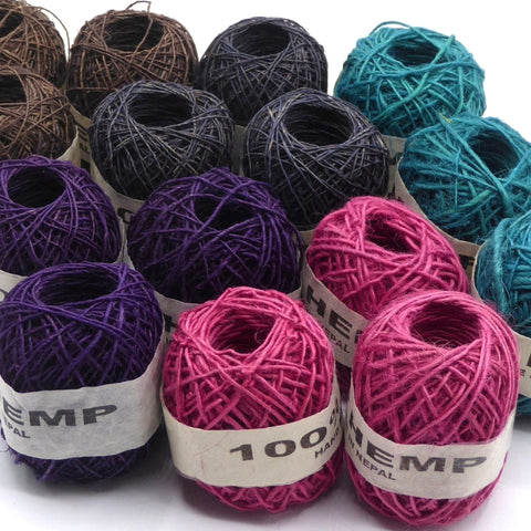100% Hemp Twine.  Hand spun in the Nepali Himalayas.