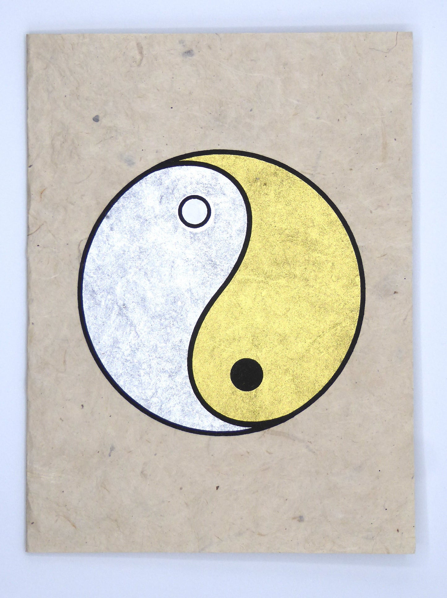 Handmade Lokta Card, Yin Yang