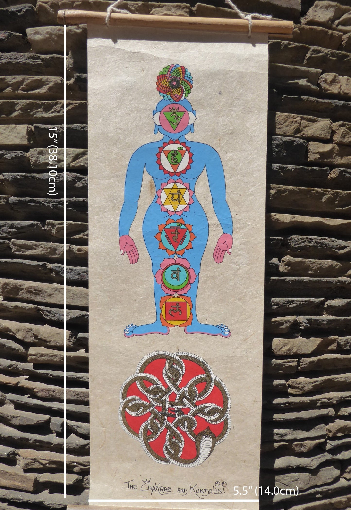 Yogi Wall Hanging, 7 Chakras