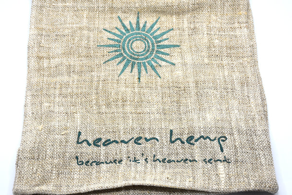 Bajura Hemp Tote Bag, Handprinted (sun)