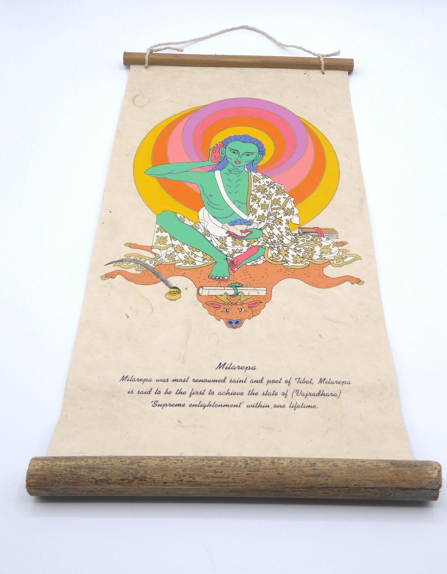 Tibetan Buddhism Wall Hanging, Milarepa