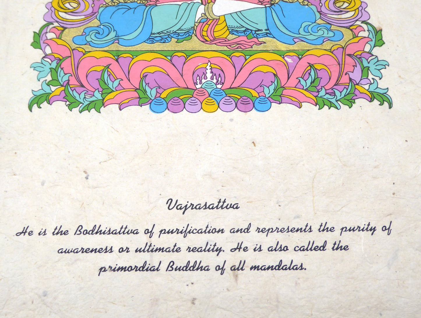 Tibetan Buddhism Wall Hanging 'Vajrasattva'