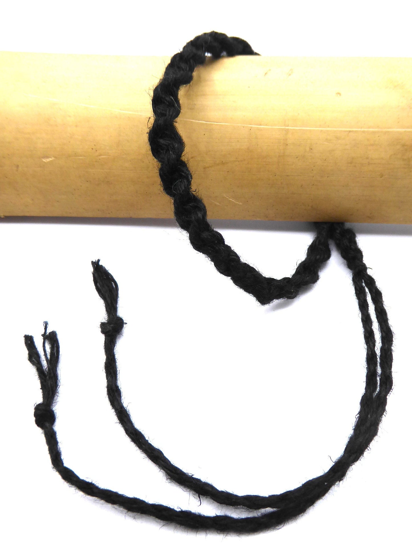 Black Linen Cord Bracelet