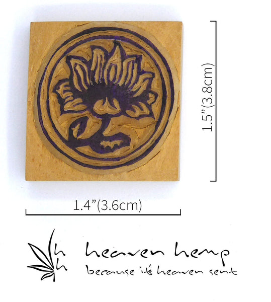 Lotus Flower Wooden Stamp