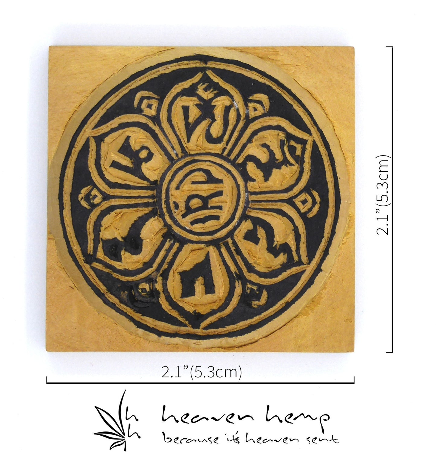 Om Mani Padme Hum Wooden Stamp