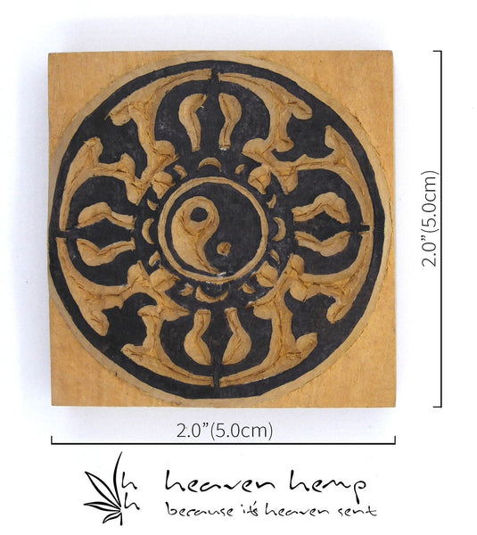 Yin Yang Wooden Stamp