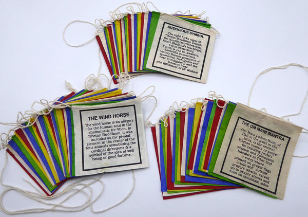 Lokta Paper Prayer Flags, The Wind Horse.